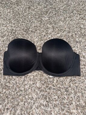 Calvin Klein Black Strapless Molded Cup Bra Bandeau